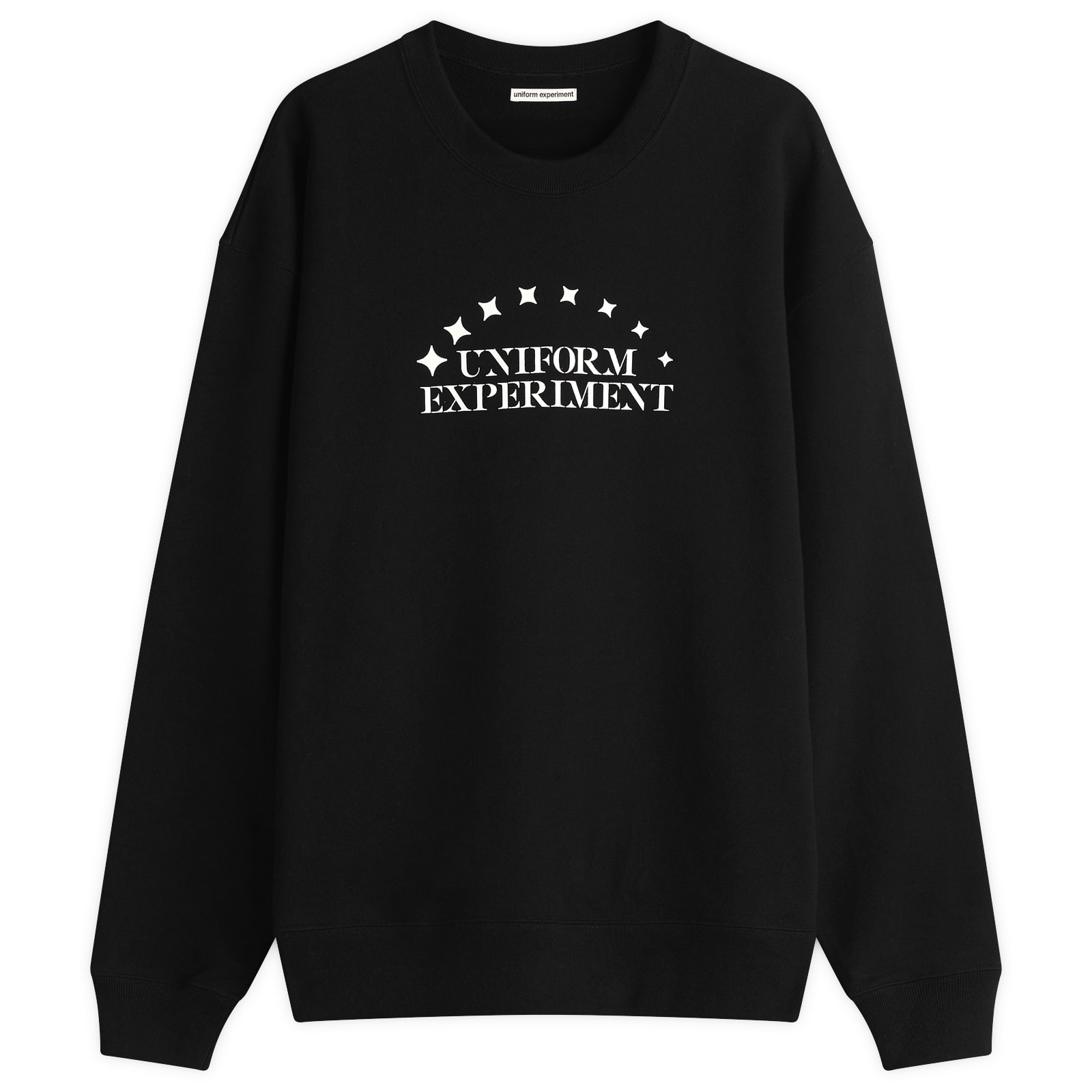 Uniform Experiment Men's Stencil Logo Sweatshirt in Black