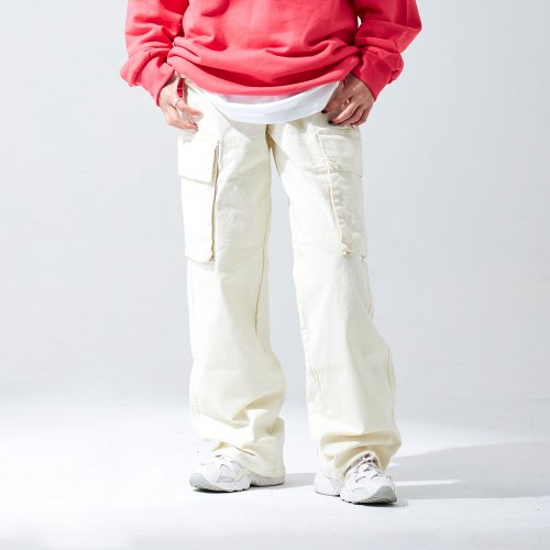 Cut-Line Cargo Pants