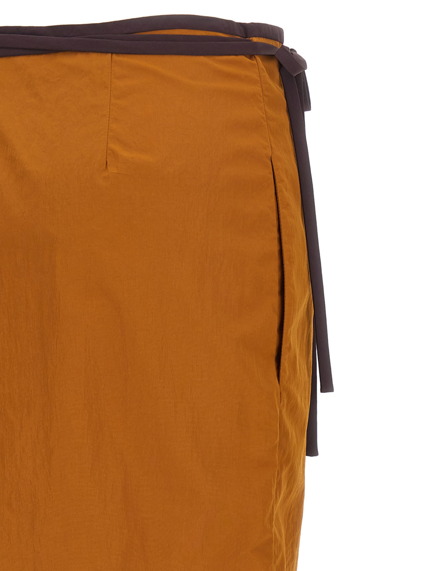 Nylon Pencil Skirt