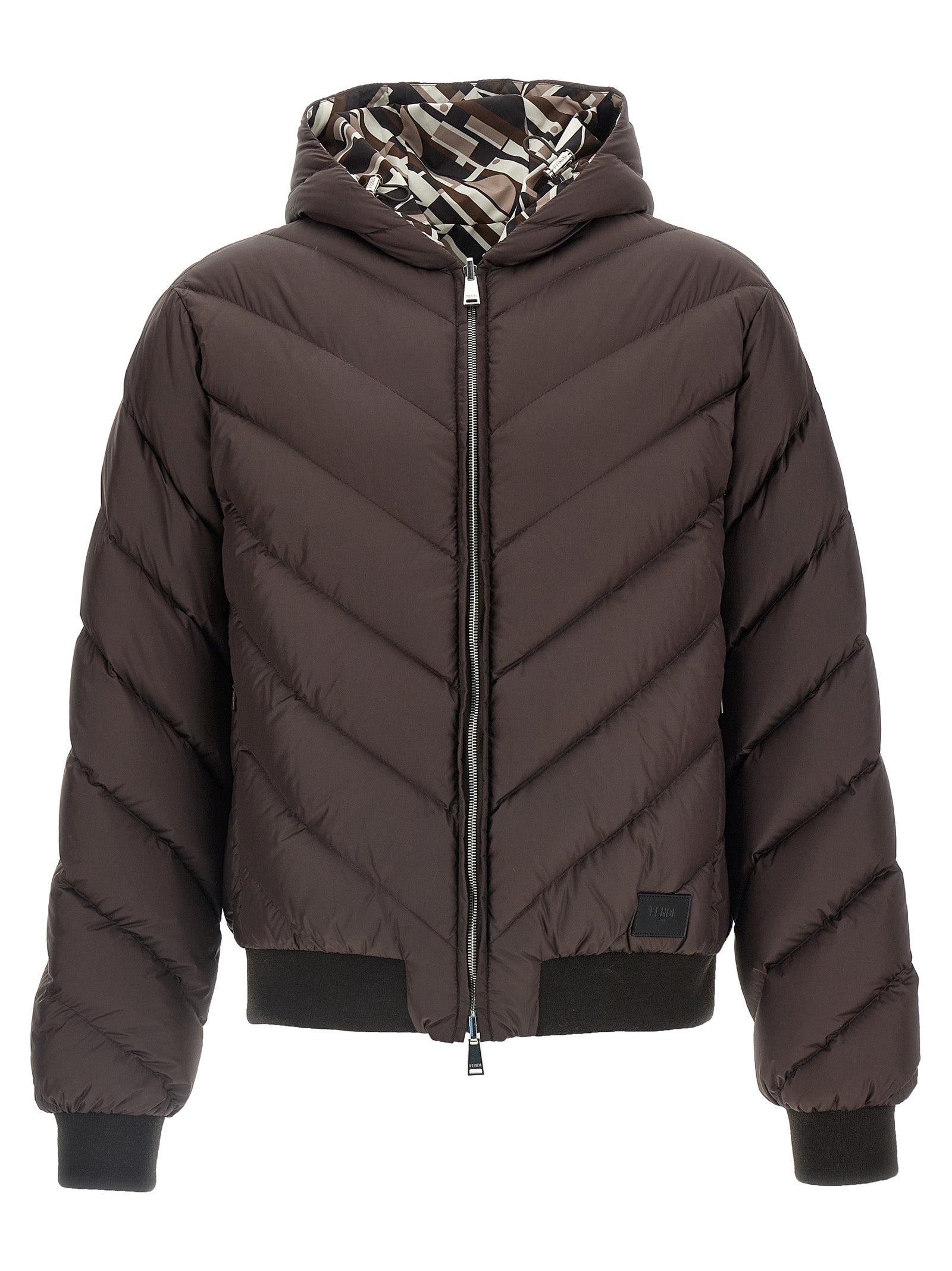 Tape Down Jacket — Brown