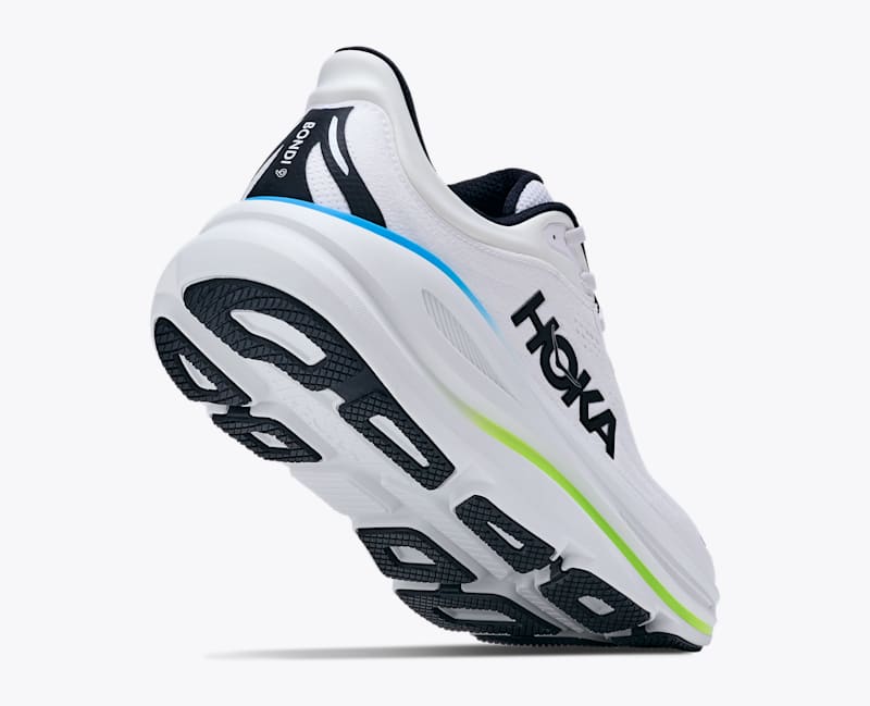 HOKA Men's Bondi 9 Shoes in Frost/Black