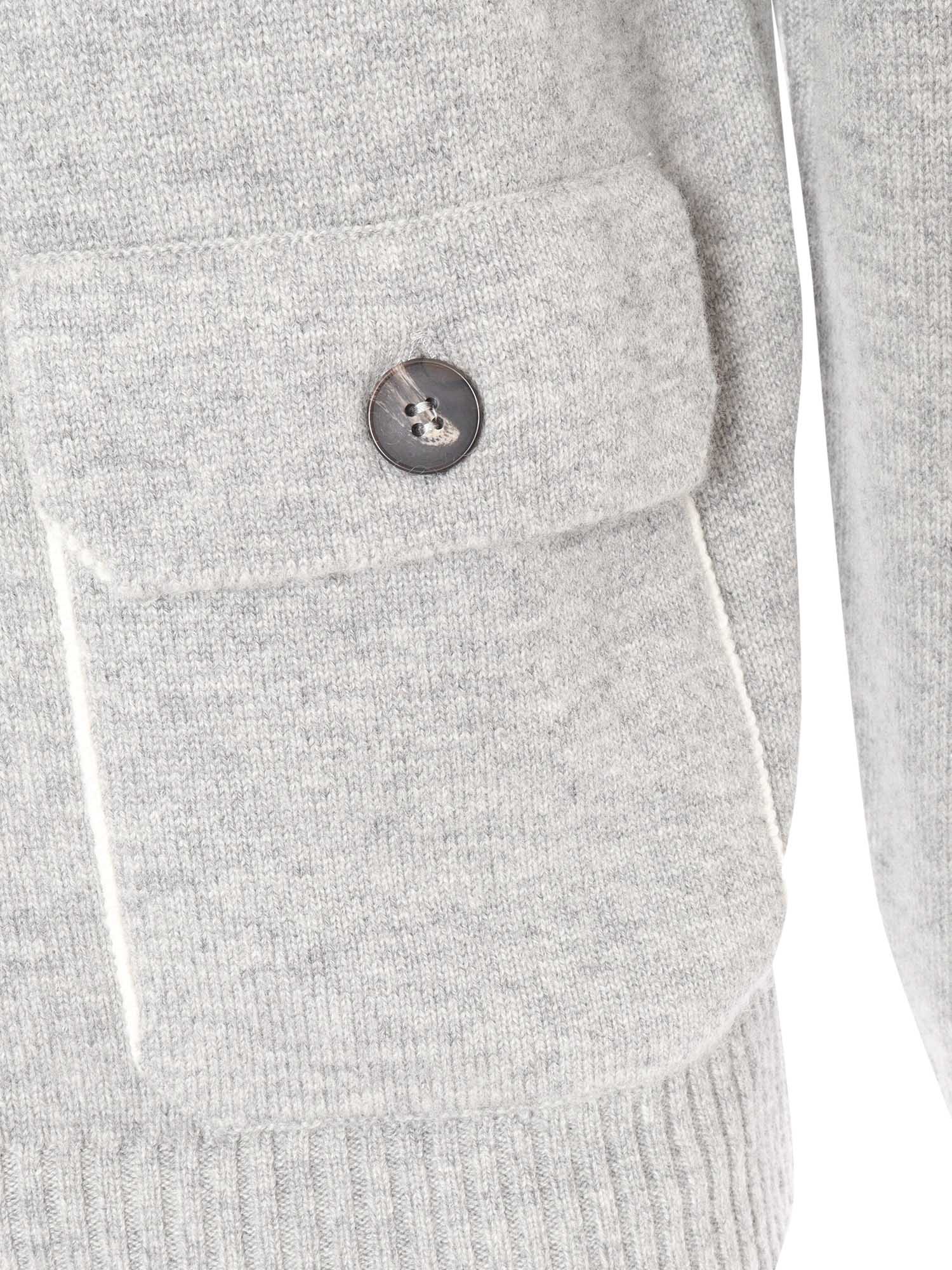 Kangra Cashmere Giubbotto C/Bottoni Rasato Calato Con Tasche