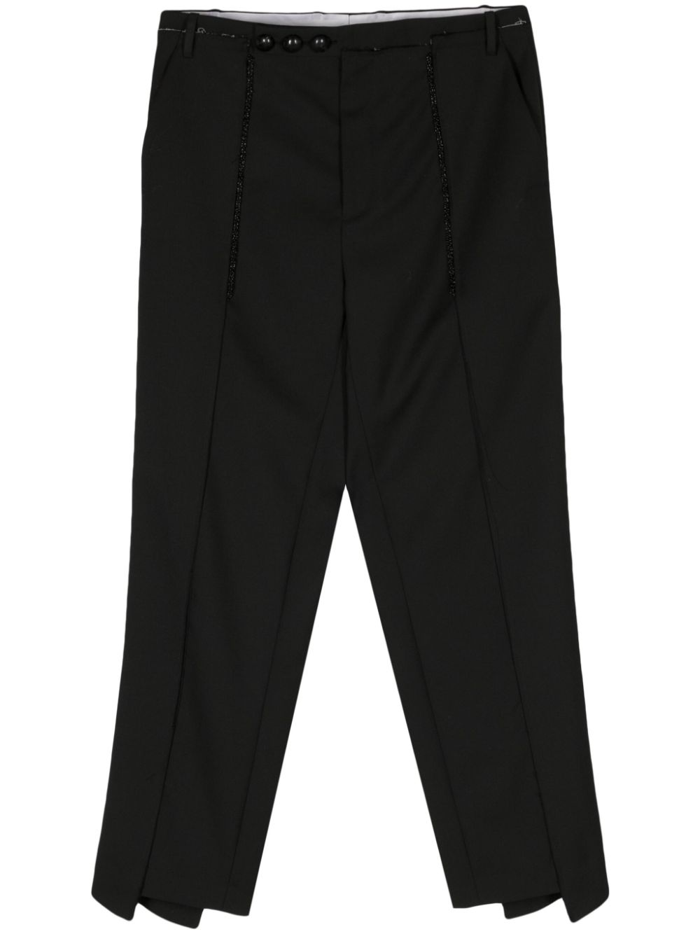 Hassel straight-leg trousers - Black