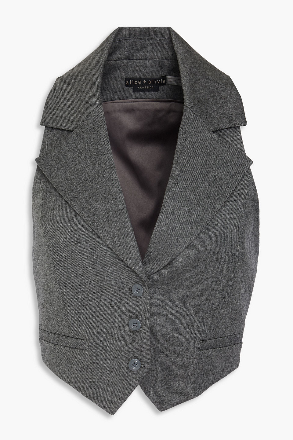 Alice Olivia - Donna cropped twill vest