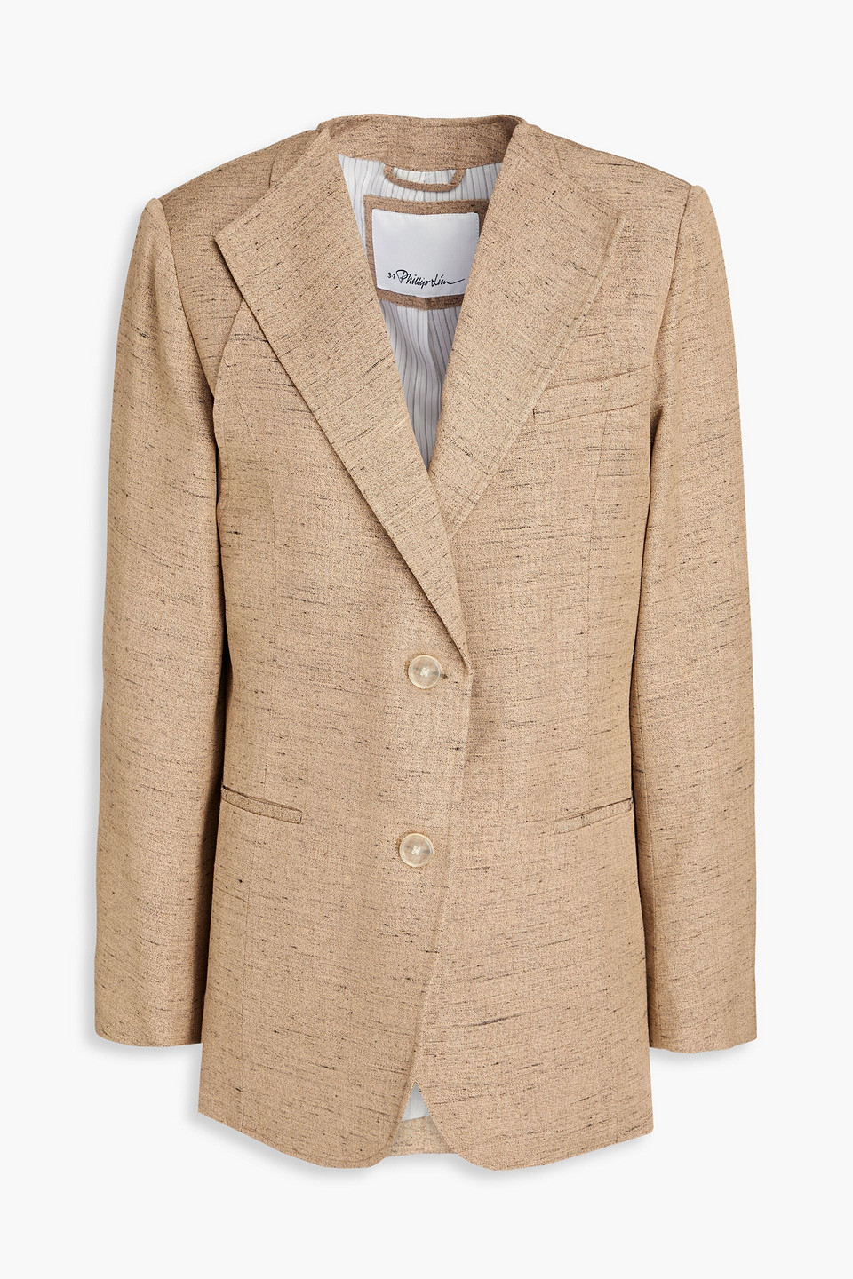 Slub woven blazer