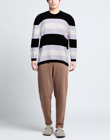 Man Sweater Black Size M Cotton