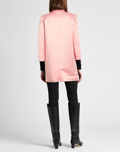 Woman Overcoat & Trench Coat Pink Size 4 Polyester