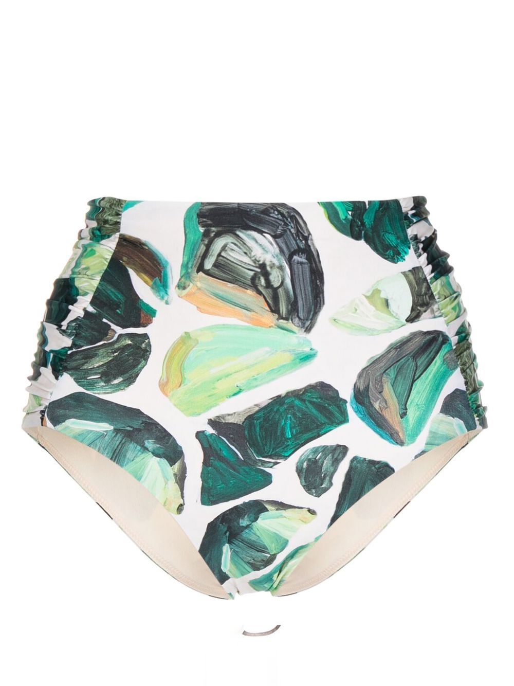 Siena high-waisted bikini bottoms - Green