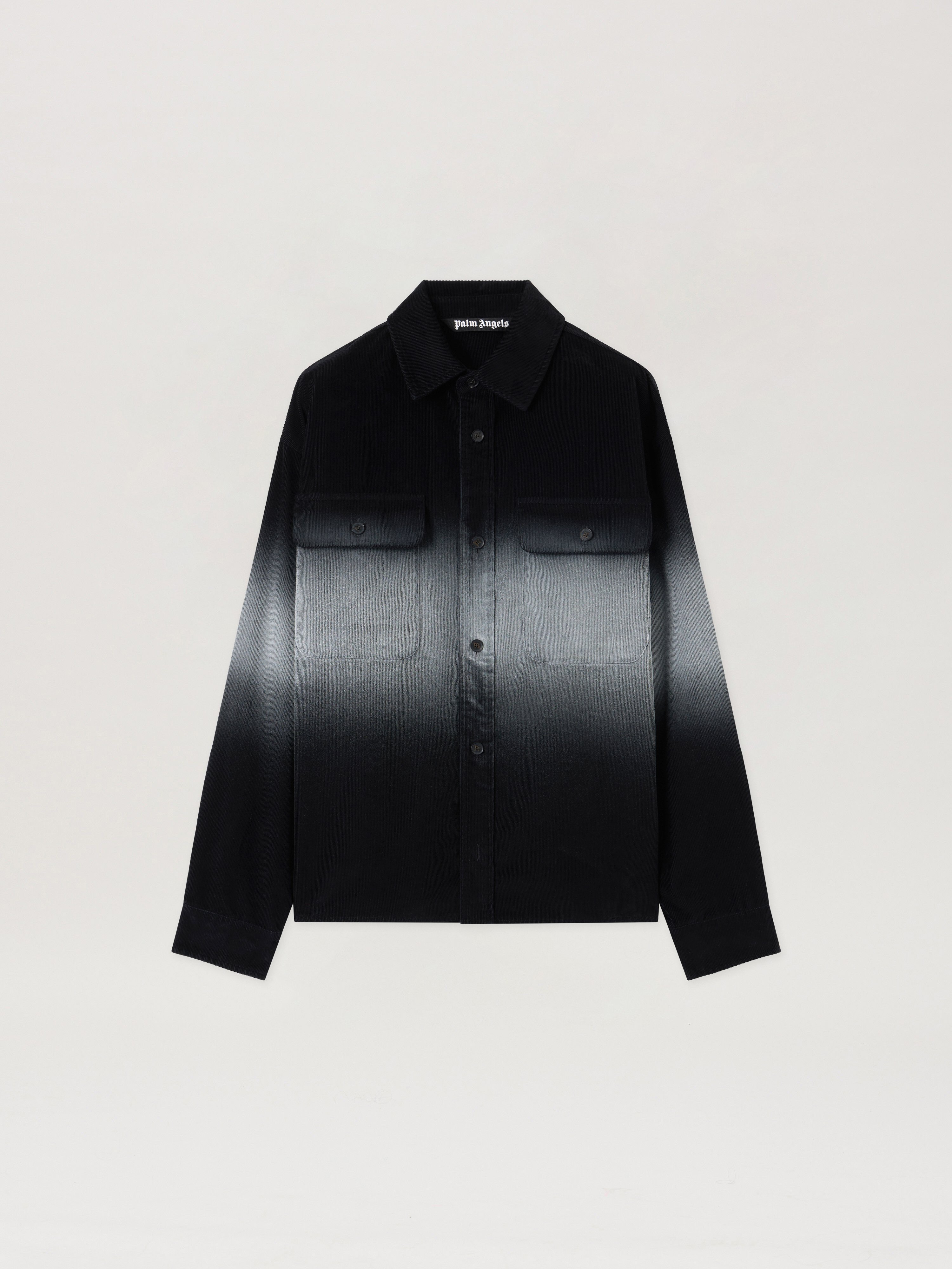 Classic Logo Loose Overshirt Man  Black Off White
