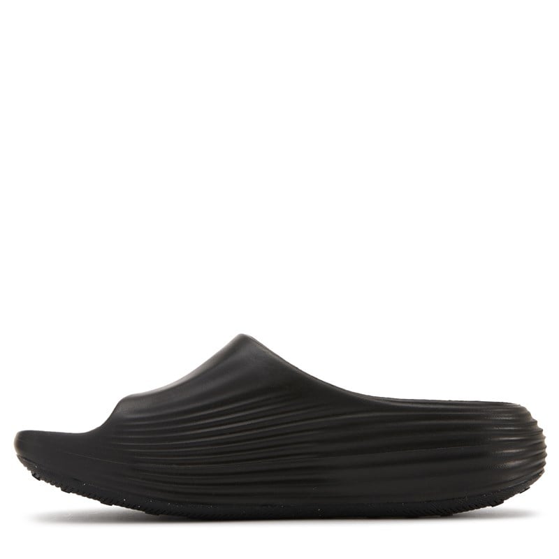 Men's Reactx Rejuven8 Slide Sandals (Black/Black)