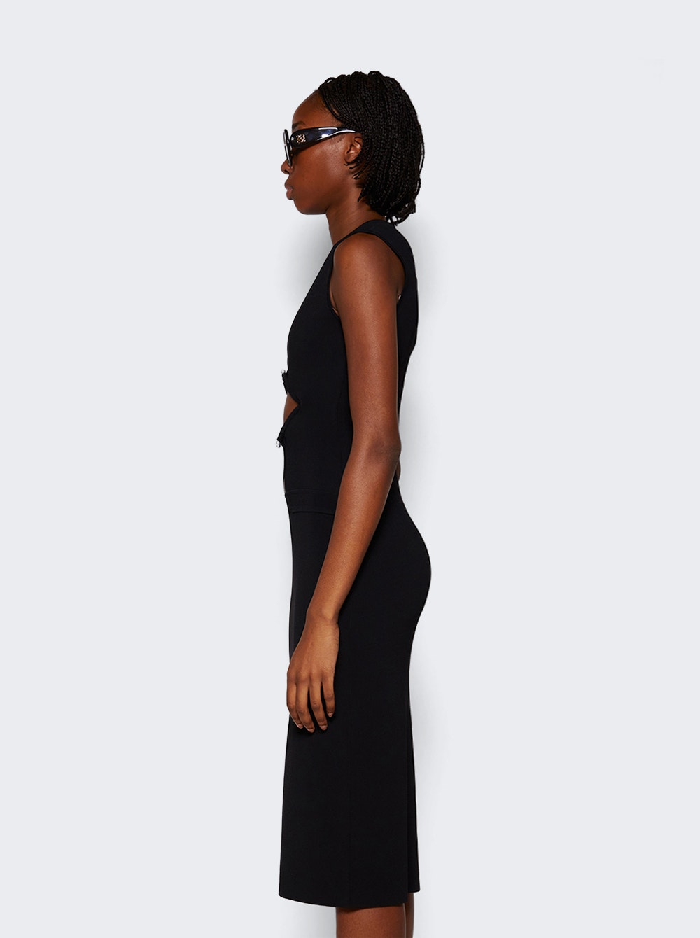 Bracket midi dress - Black