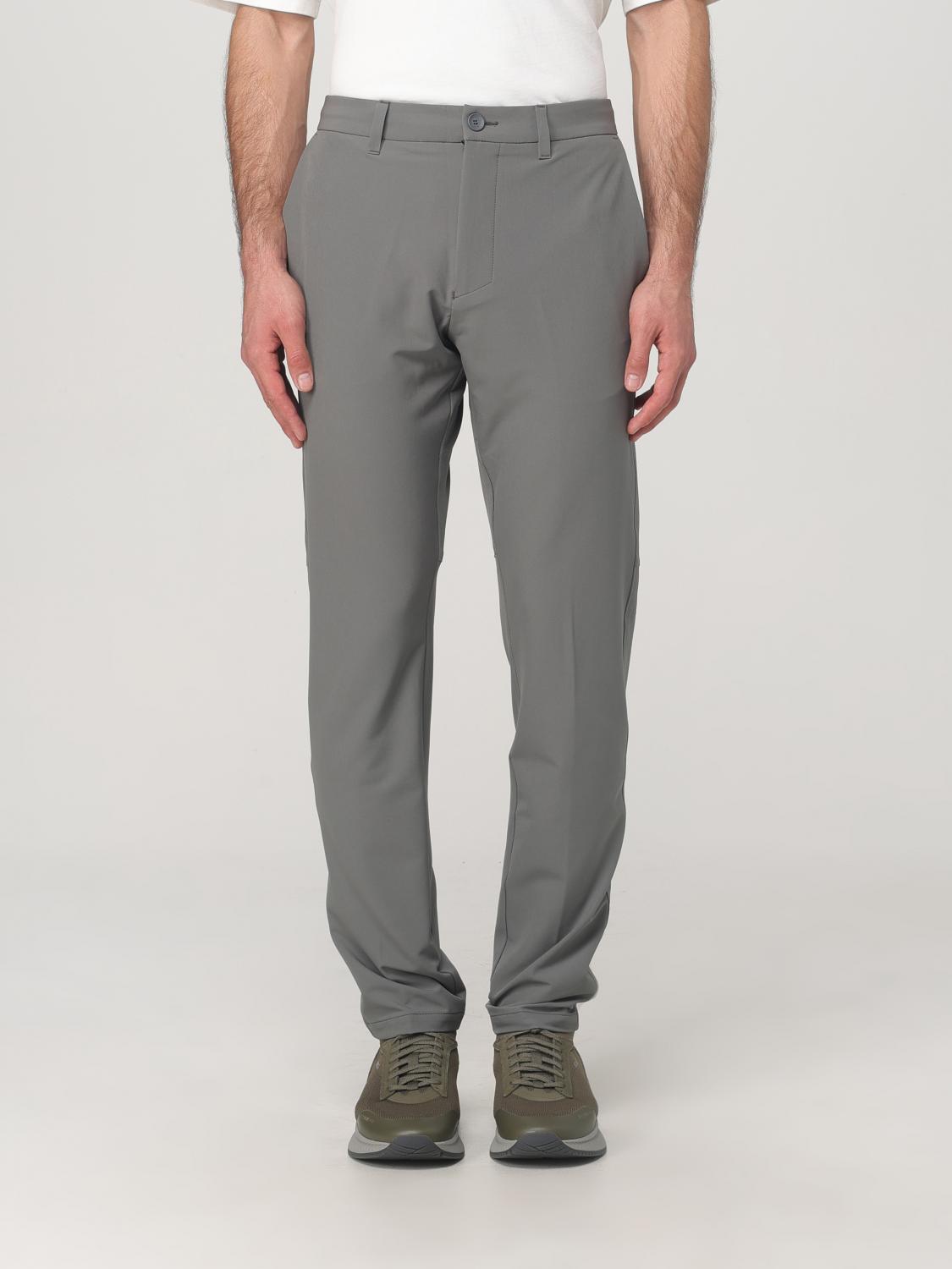 Logo-patch tapered trousers - Black