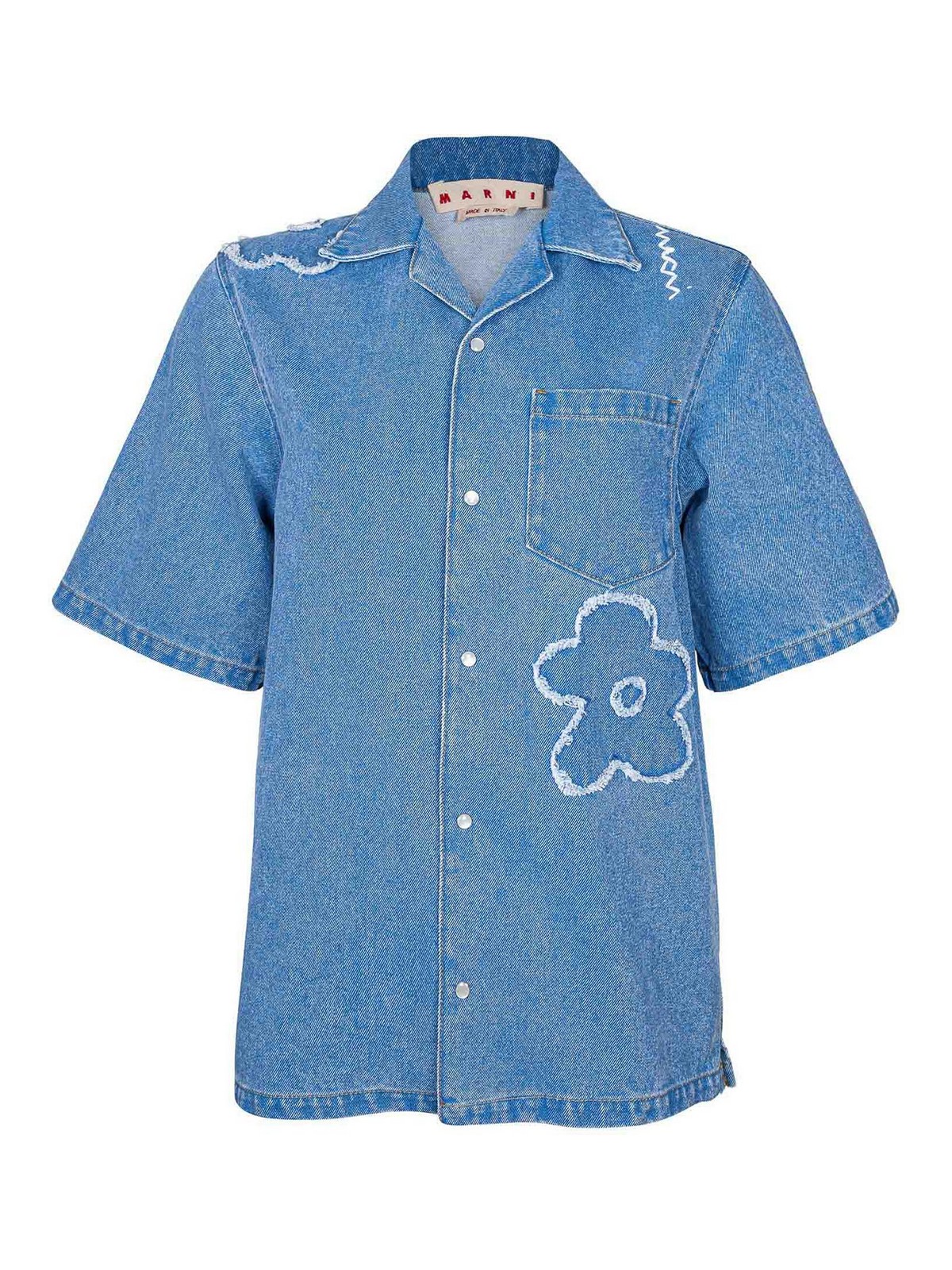 Cotton Denim Shirt Color Blue Jeans