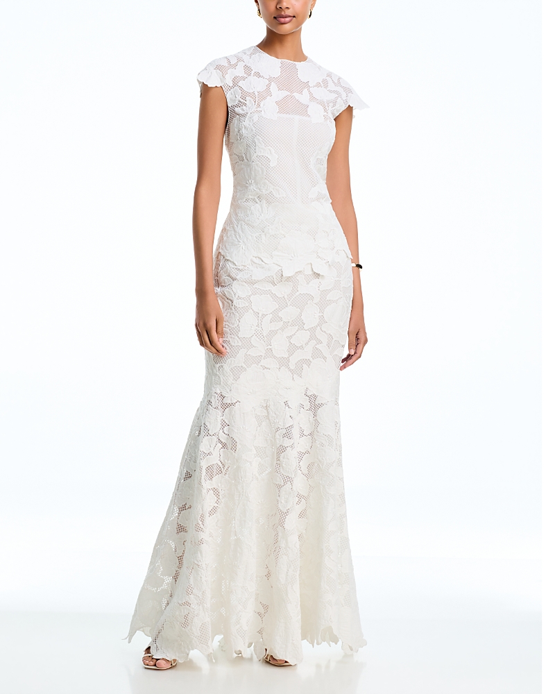 Eloisa Embroidered Mermaid Gown