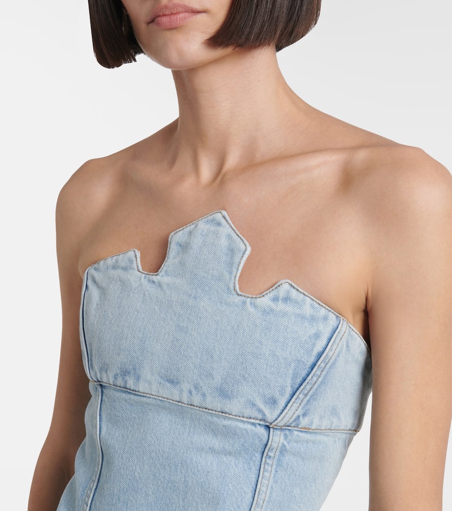 X Disney denim bustier dress