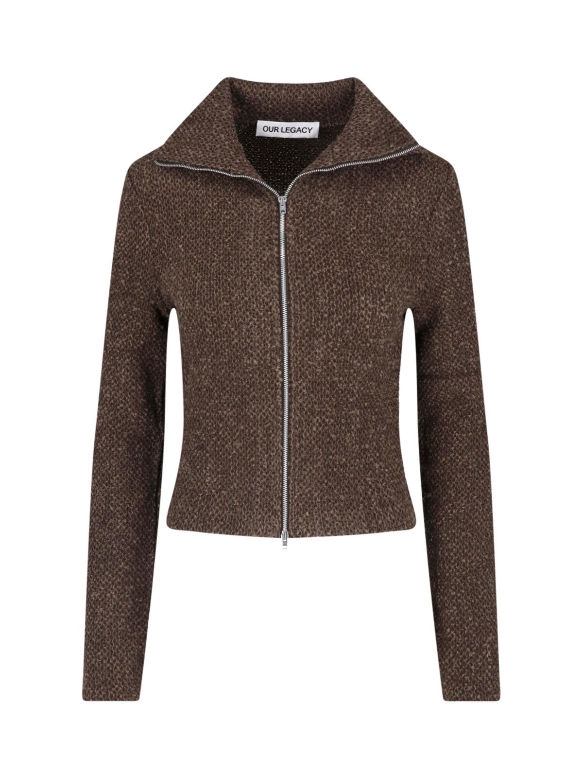 Buckle-Weave Knit Sweater
