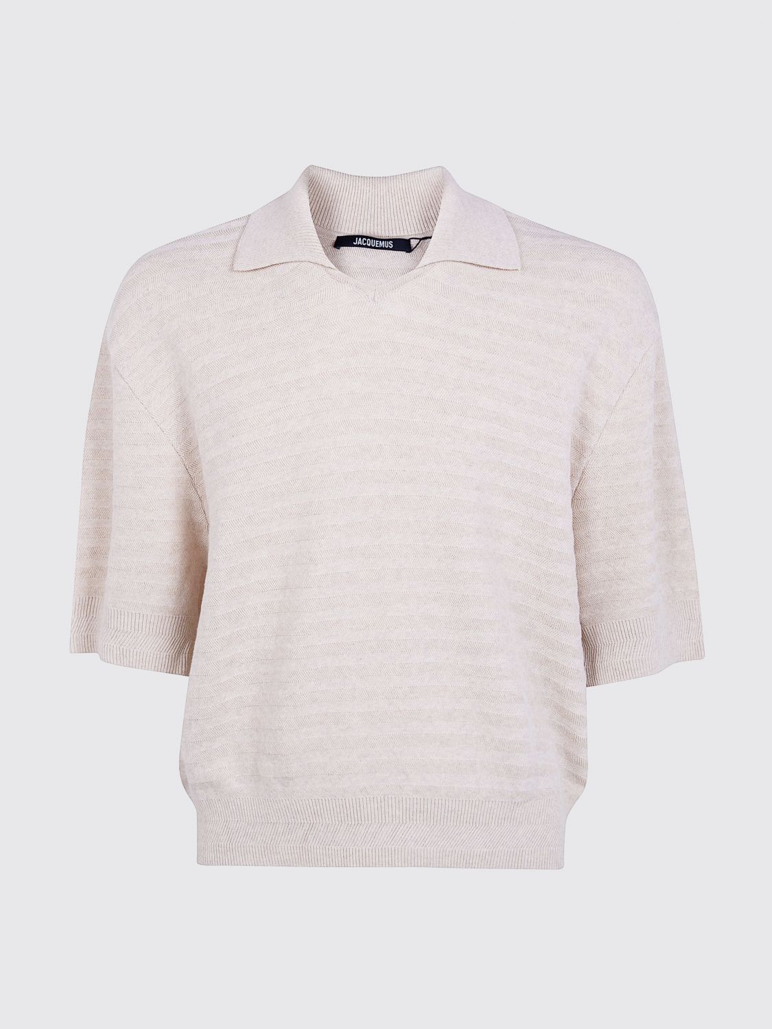 Polo Shirt Men color Beige
