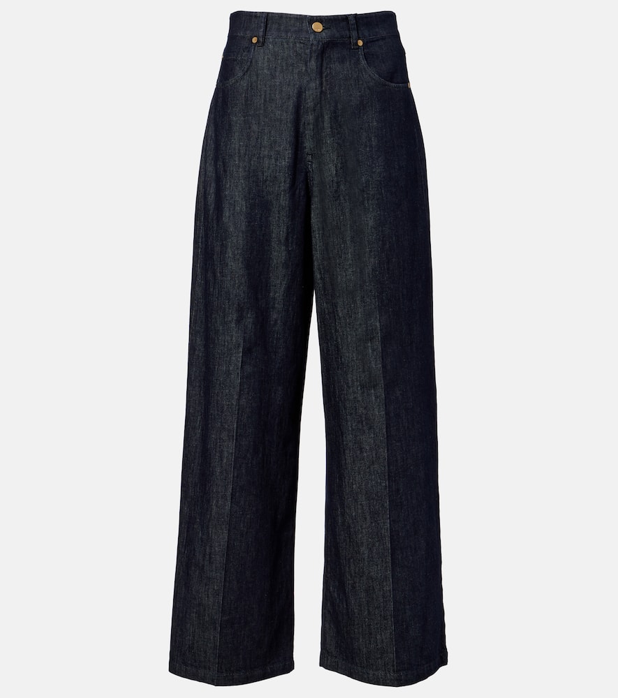 Lavinia high-rise wide-leg jeans
