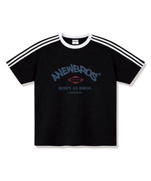 Bros Club Oversized Track Short Sleeve T-Shirt 4 Color