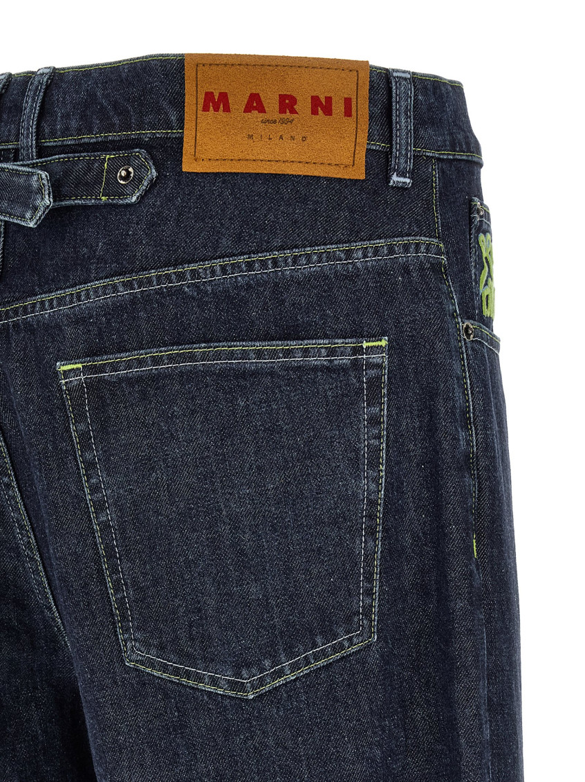 Marni - trousers rolled cuffs belt loops pocket