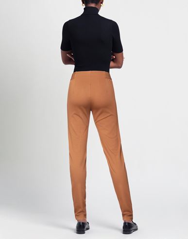 Woman Pants Camel Size 4 Viscose, Polyamide, Elastane