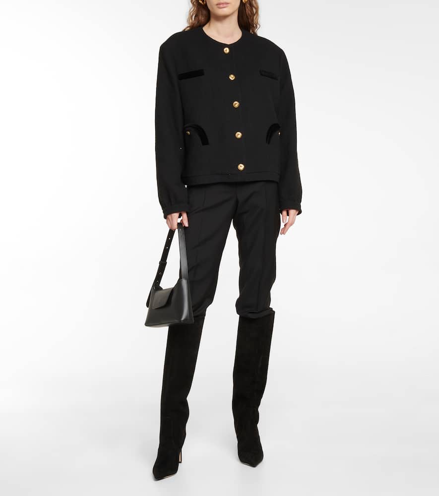 Blazé Milano Gliss cotton-blend bouclé jacket