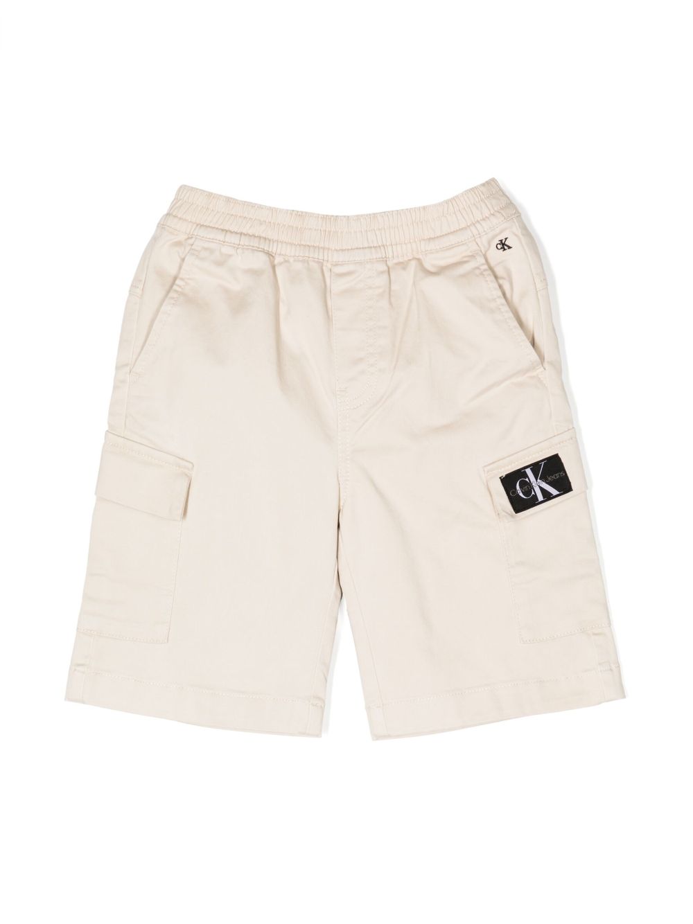 Logo-patch bermuda shorts - Neutrals
