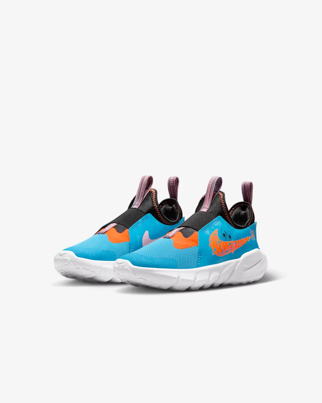 Youth Flex Runner Lil DZ4487- Sneakers Blue Orange Running Shoes HTAT18