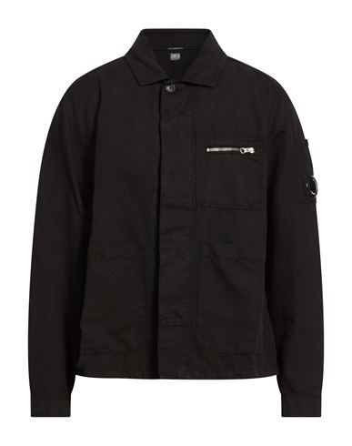 C. p. Company Man Shirt Black Size M Cotton, Linen