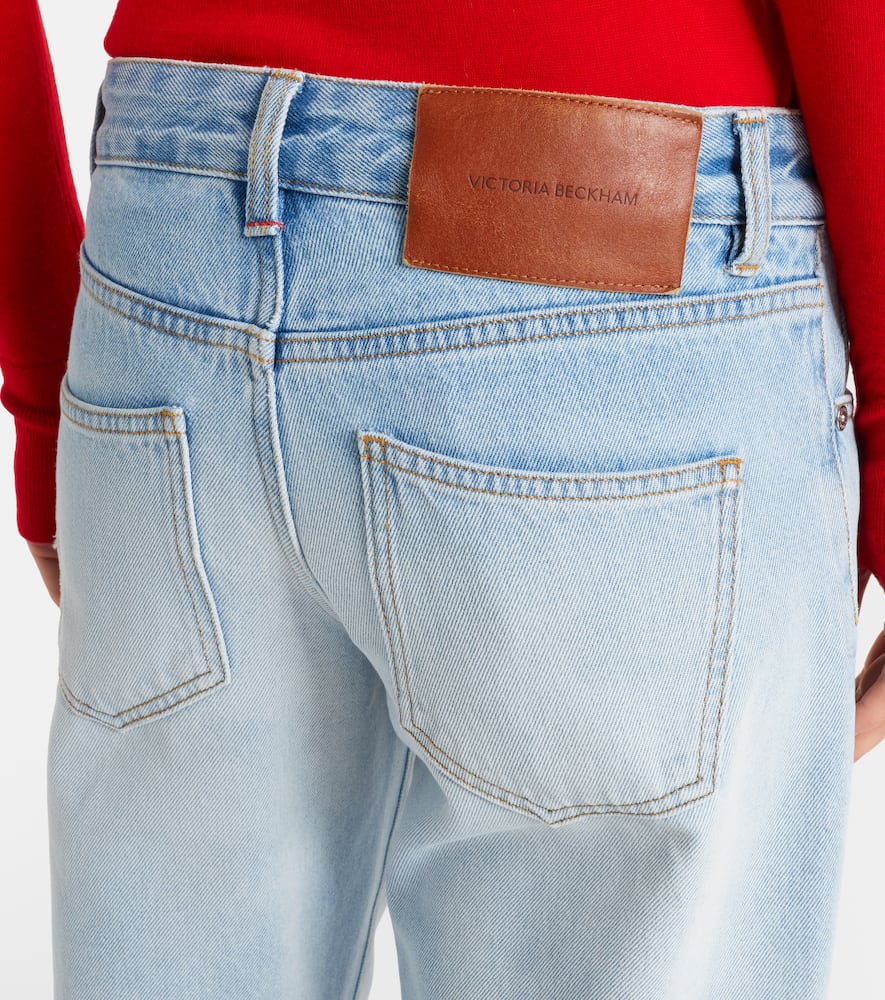 Harper low-rise straight jeans