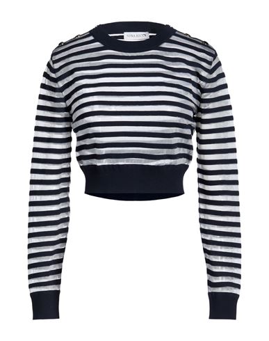 Woman Top Navy Size S Viscose, Polyester, Polyamide