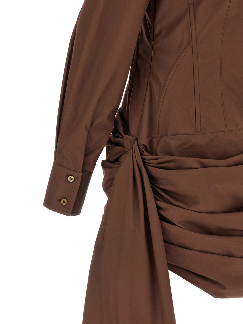Chemisier Dress Dresses Brown