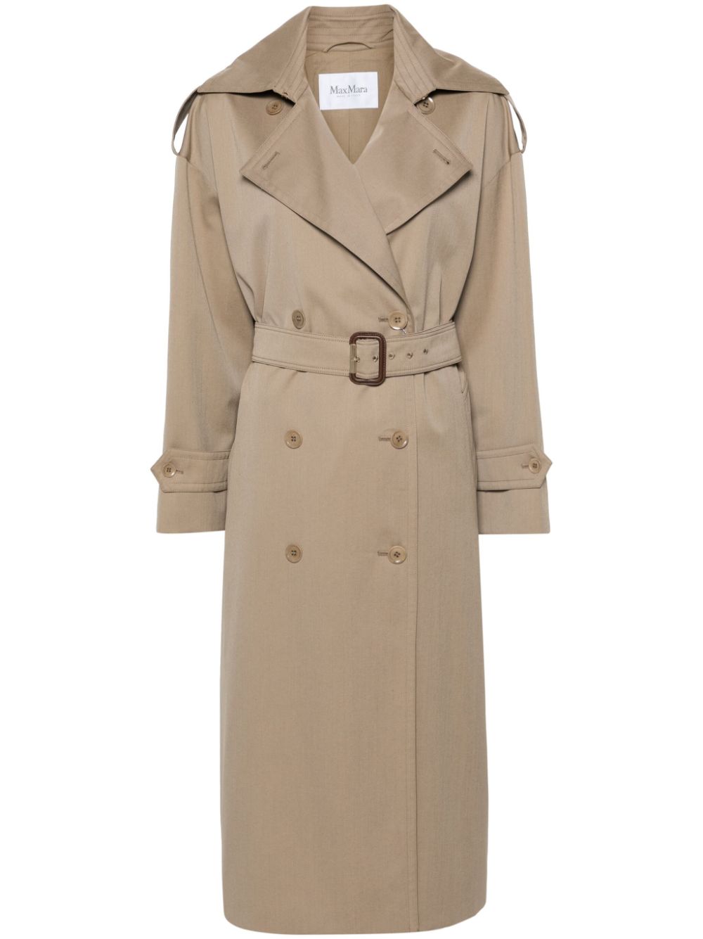 Double-breasted trench coat - Neutrals