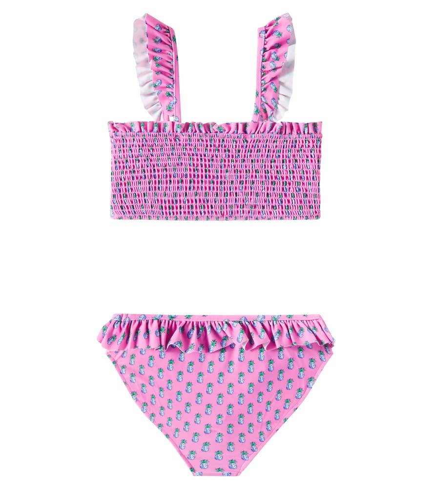 Polo Ralph Lauren Kids Ruffled shirred bikini