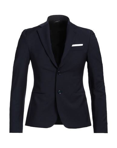 Man Blazer Midnight blue Size 44 Wool, Polyester, Elastane