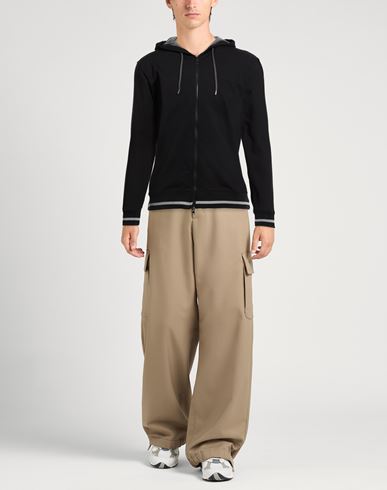 Man Sweatshirt Black Size M Viscose, Polyamide, Elastane