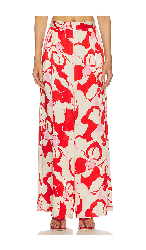 MISA Los Angeles Selena Pant in Red. XXS. Also in XS, S, M