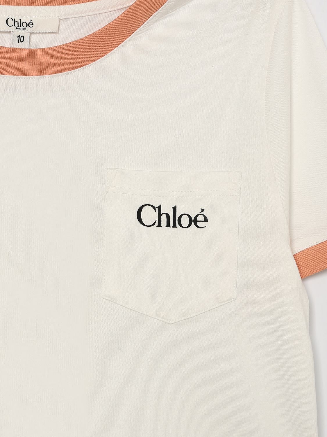 T-Shirt CHLOÉ Kids color White