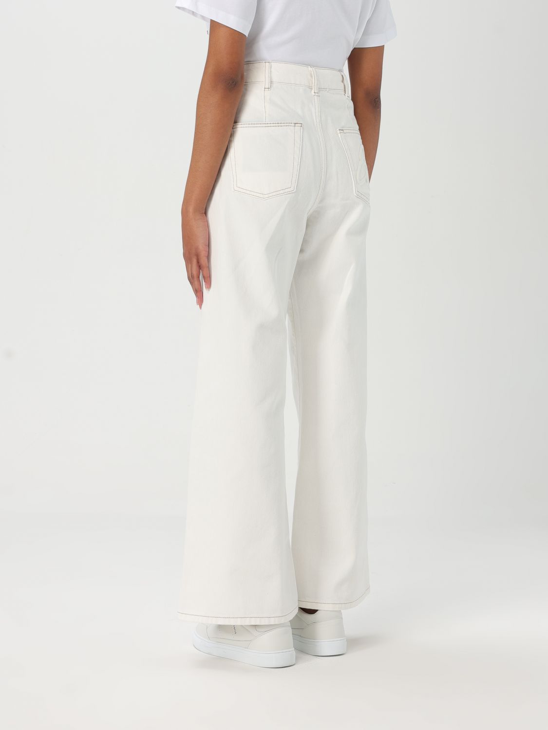 Jeans Woman color White