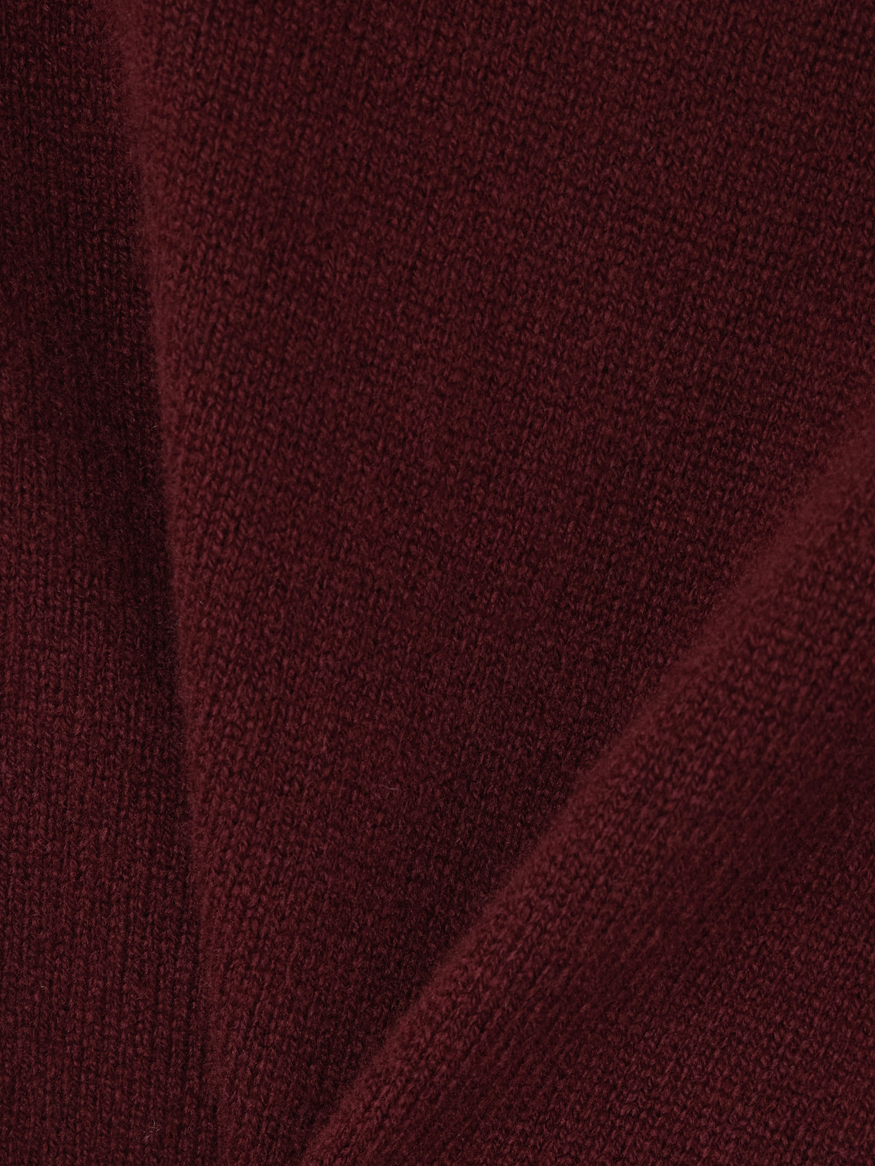 &Wicklow Wool T-shirt - Burgundy