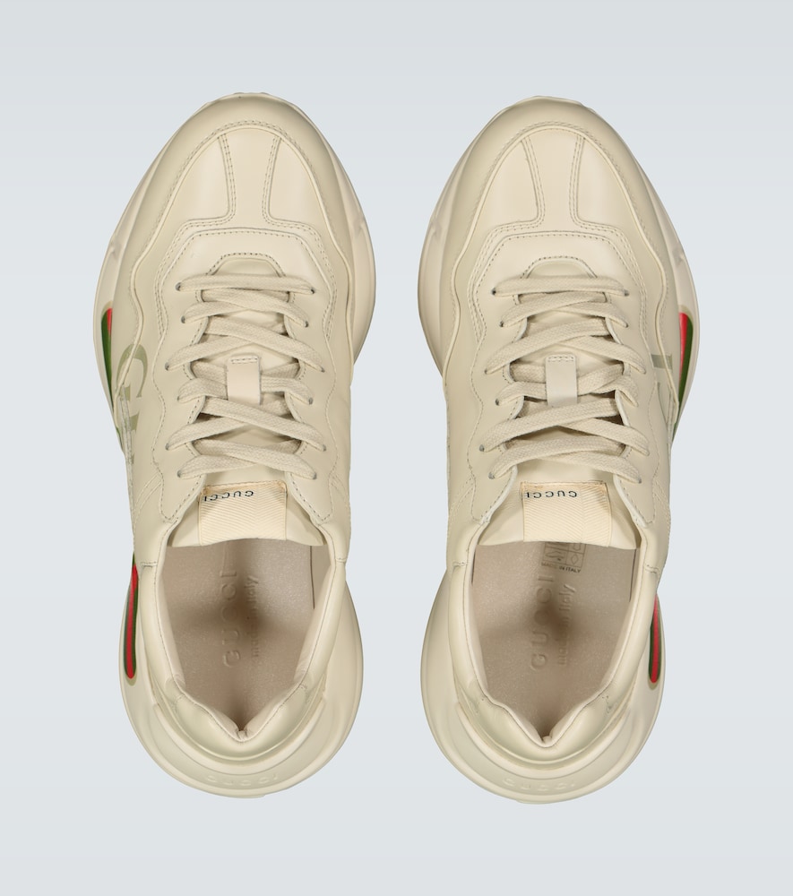 Gucci Rhyton leather sneakers