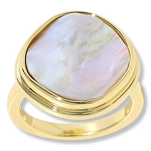 Coralee Baroque Cultured Pearl Ring