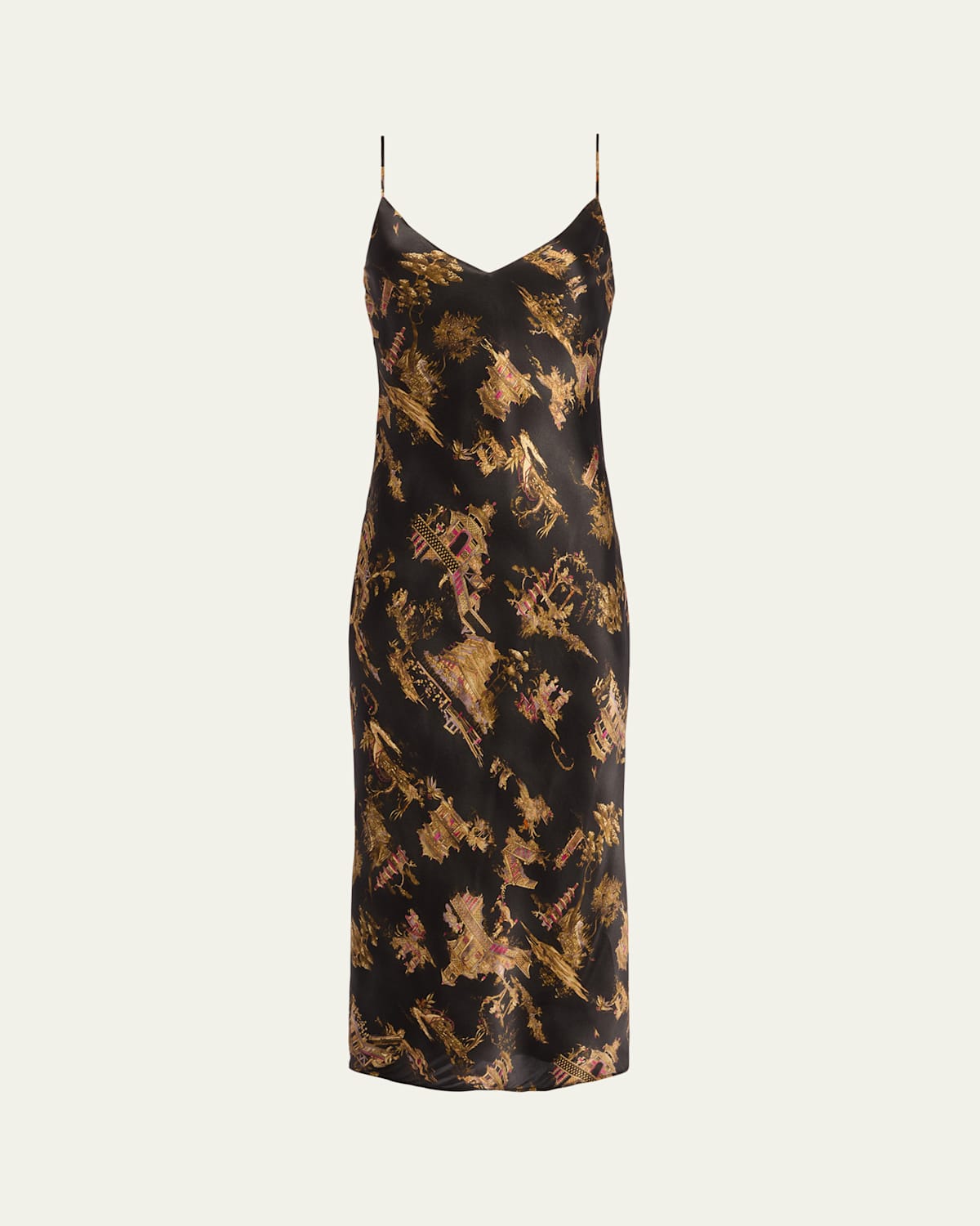 Seridie Mid-Length Slip Dress