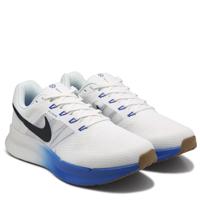 Men's Run Swift 3 Running Shoes (Off White/Black/Blue)