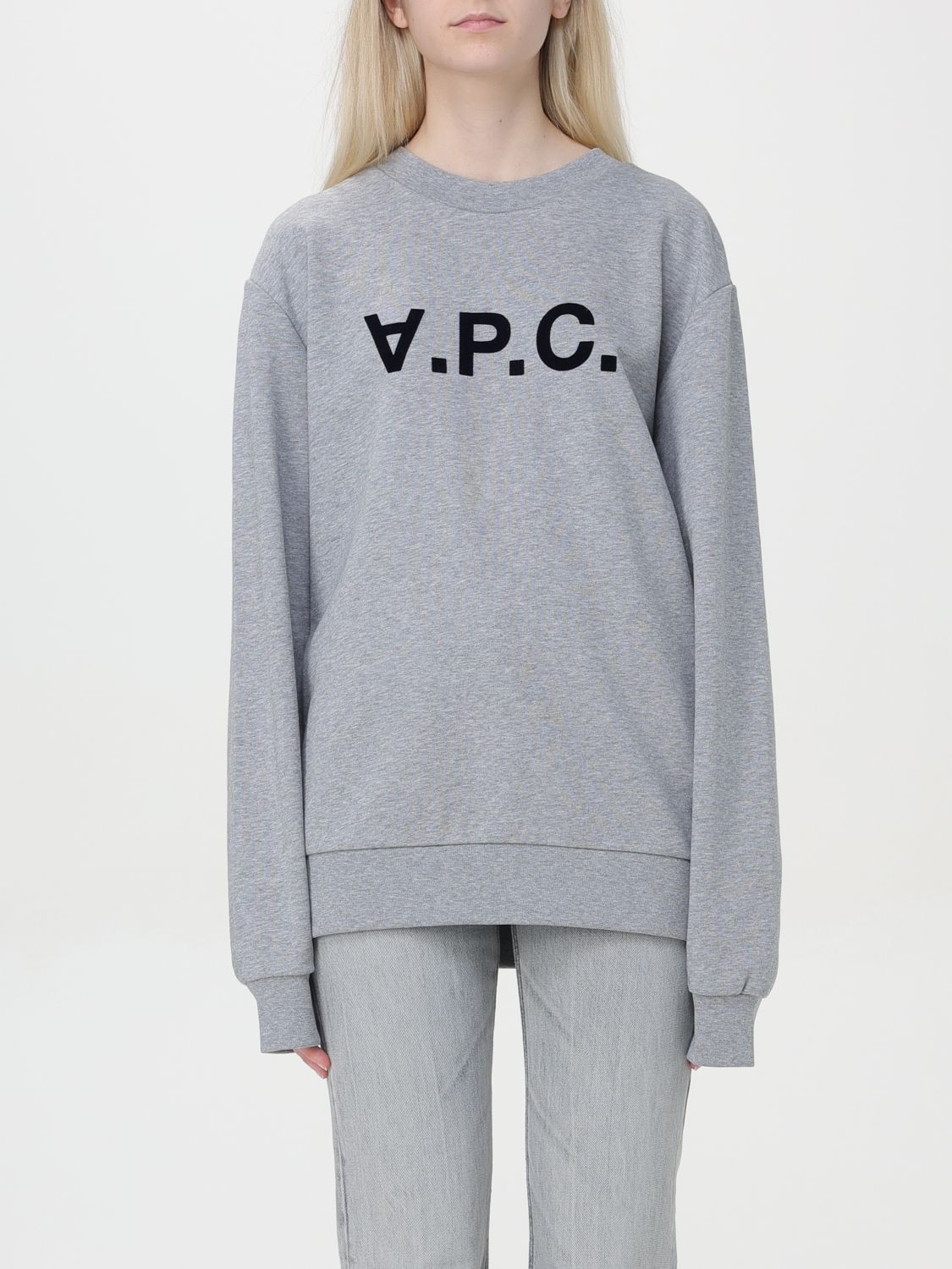 Sweatshirt Woman color Grey