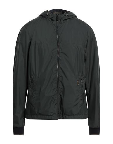 Man Jacket Dark green Size 38 Polyester, Polyamide, Elastane