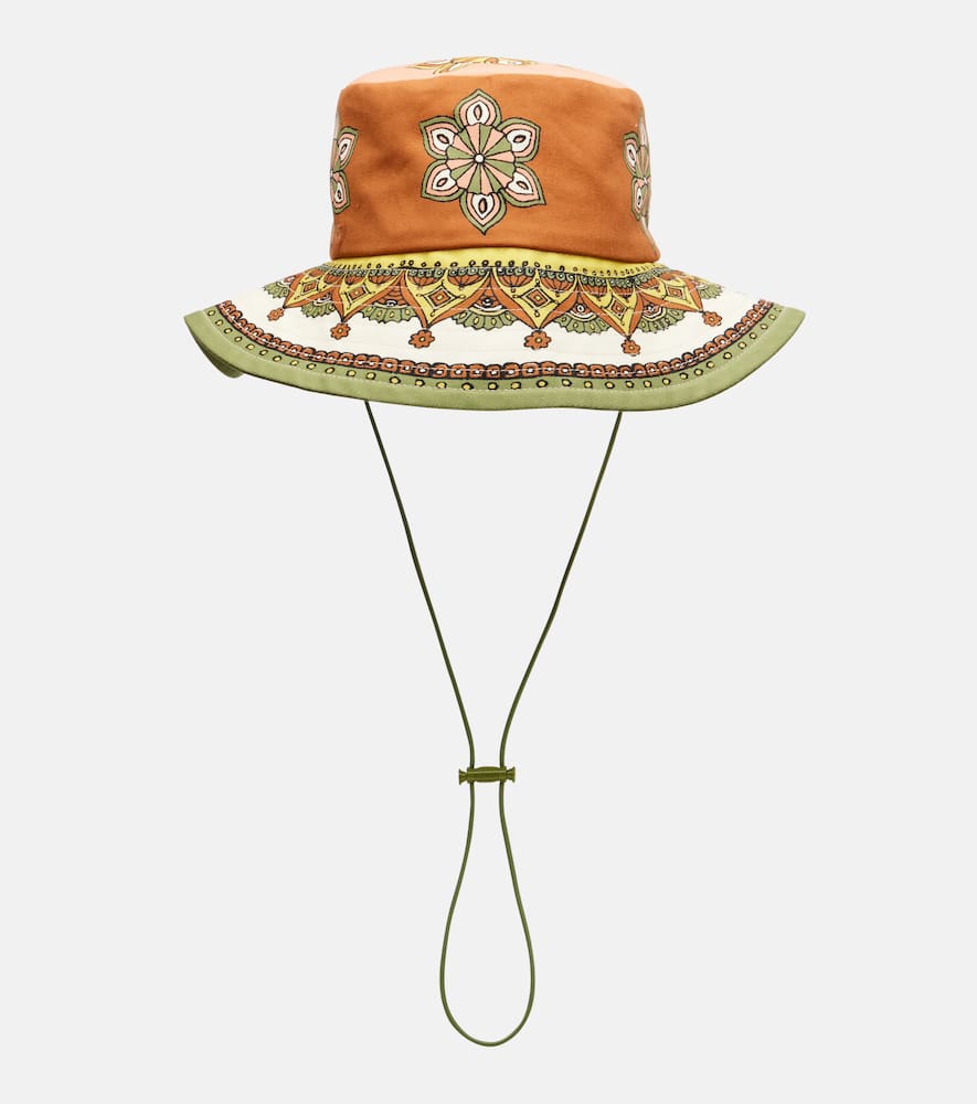 Alémais Printed cotton fedora