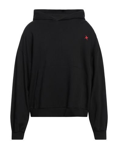 Man Sweatshirt Black Size L Cotton