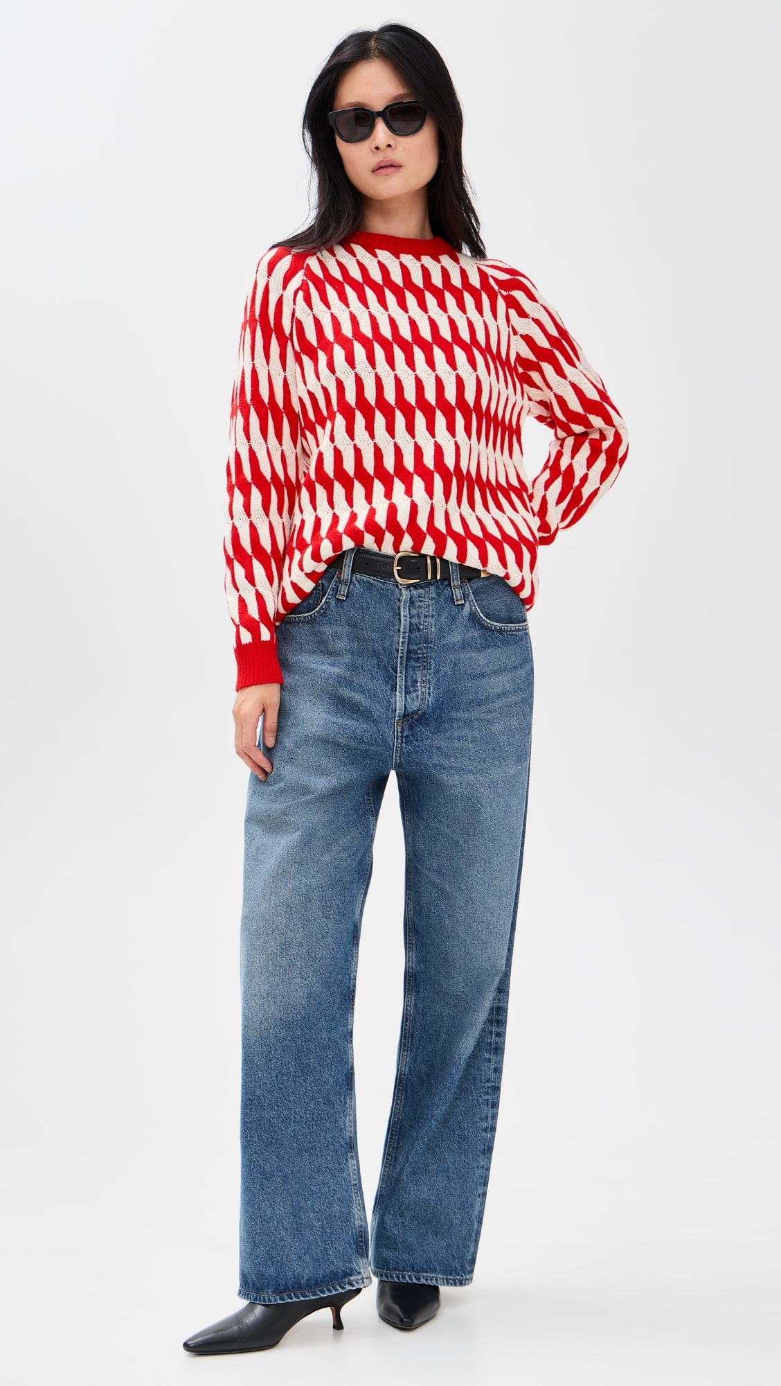 Colorful Knit Sweater Colorful