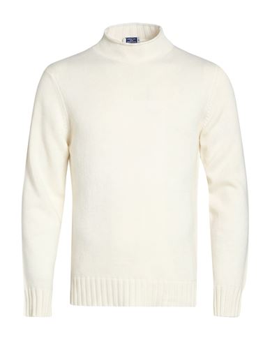 Man Turtleneck Off white Size 42 Polyamide, Wool, Viscose, Cashmere